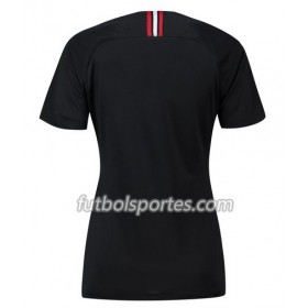 Camisetas Paris Saint Germain Jordan Negro Mujer Tercera Equipacion 2018/2019